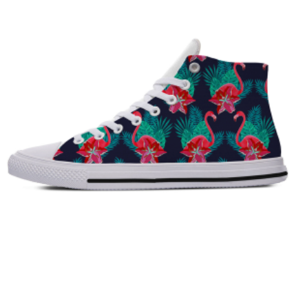 sneakers flamant rose pour homme