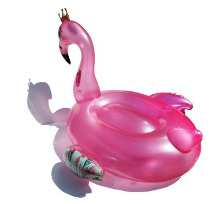 bouee flamant rose adulte