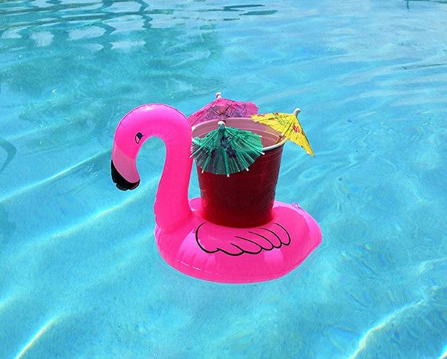 bouee pour verre flamant rose piscine