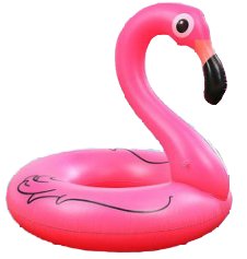 bouee flamant rose action pas chere