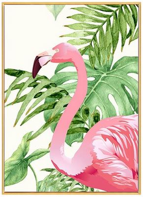 Cadre Photo Flamant Rose Solo