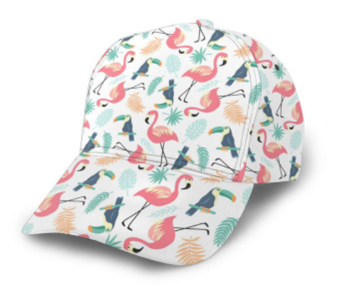 casquette flamant rose toucan