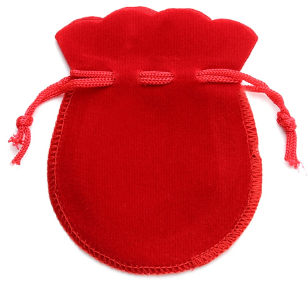 Sac en Velours à Cordon Coulissant pour Emballage de Bijoux