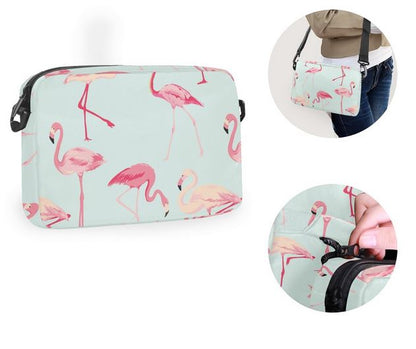 sacoche flamant rose bandouliere