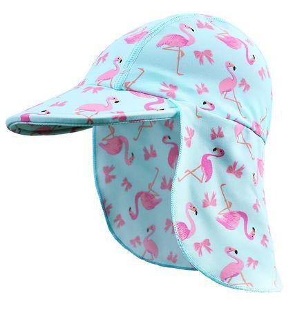 casquette anti uv flamant rose pour bebe  enfant garçon