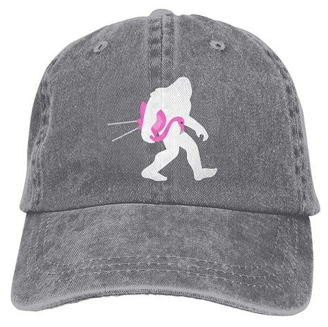 casquette velours gris flamant rose