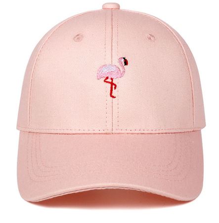 belle casquette rose avec flamant rose unisexe