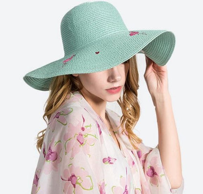 chapeau tendance flamant rose pour femme