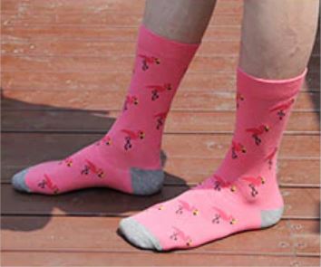 chaussettes flamingo