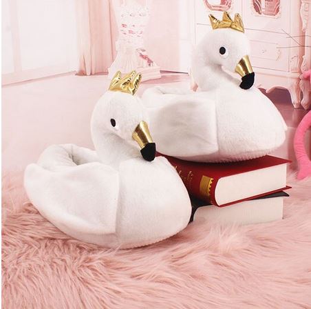 chaussons pour femme avec flamant rose