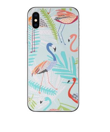 coque iphone XR flamant rose