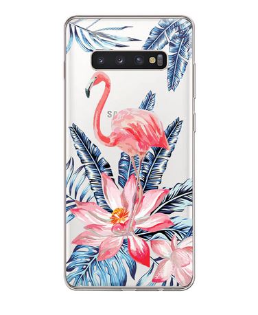 belle coque silicone flamant rose pour samsung