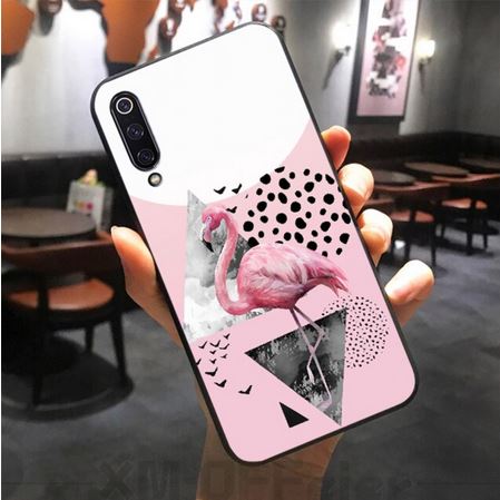 belle coque telephone xiaomi originale design flamant rose