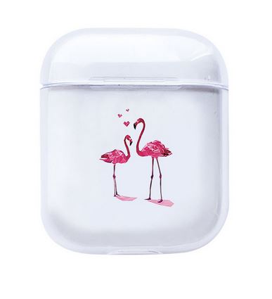 etui chargeur airpods a offrir a ton valentin flamant rose