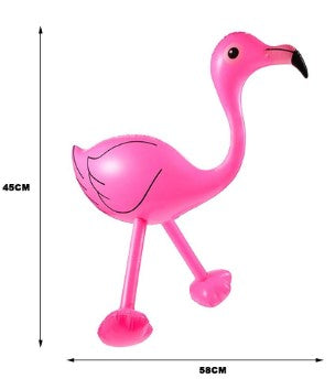 deco flamant rose bouee gonflable 