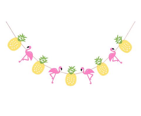 Guirlande Flamant Rose Ananas