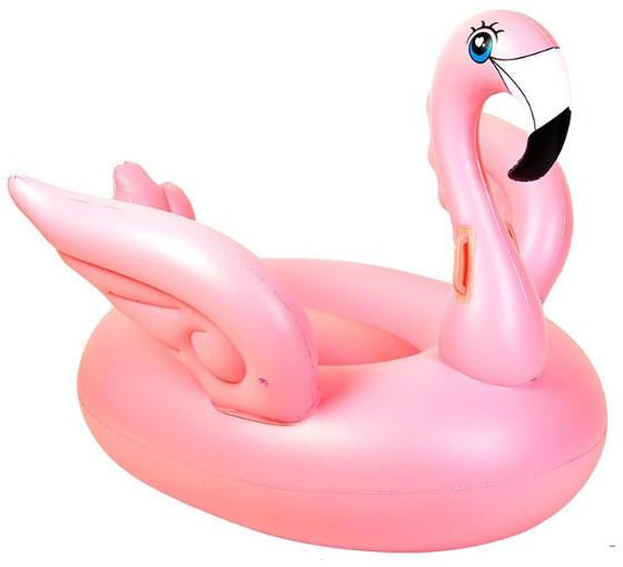 bouee geante flamant rose pour piscine pool party