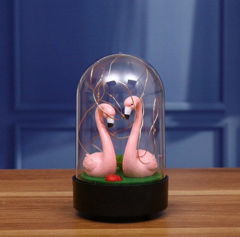 lampe flamant rose pour enfant