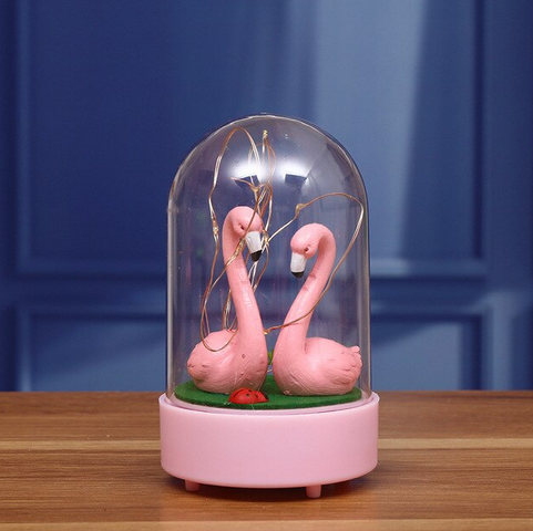 lampe flamant rose pour fille