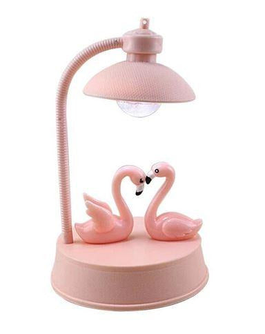lampe de bureau flamant rose