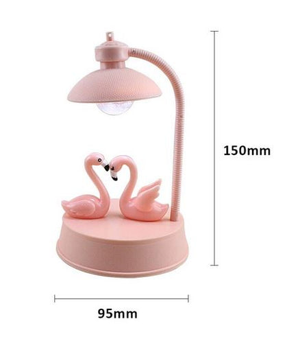petite lampe de bureau flamant rose