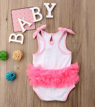 maillot pour bébé avec pression flamant rose