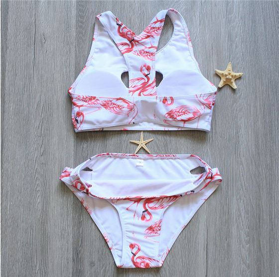 maillot flamant rose sexy bon maintien