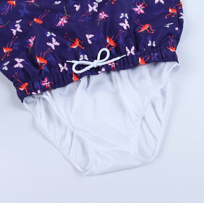 Maillot de Bain Flamant Rose Tropical