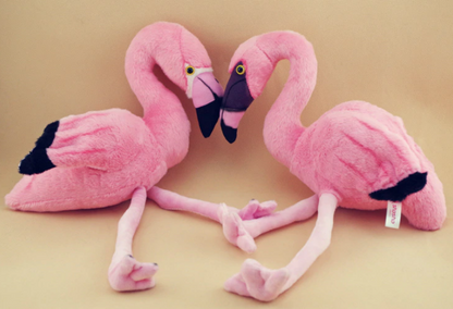 peluche flamant rose fille