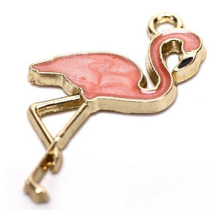 pendentif flamant rose de qualite