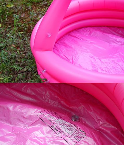 Piscine Ronde Gonflable Flamant Rose