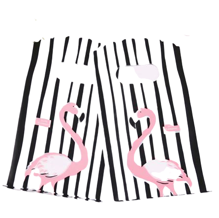 pochettes cadeaux flamant rose lot de 50