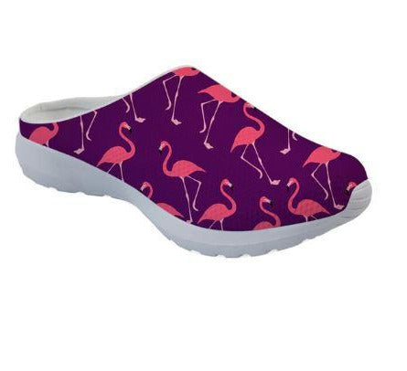 sabot plastique flamant rose