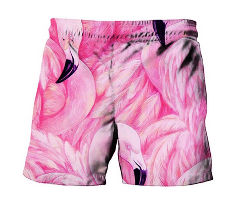 maillot de bain flamant rose plume elegant