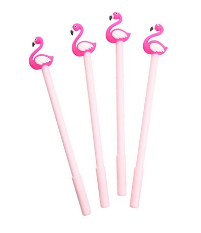 stylo pour fille flamant rose
