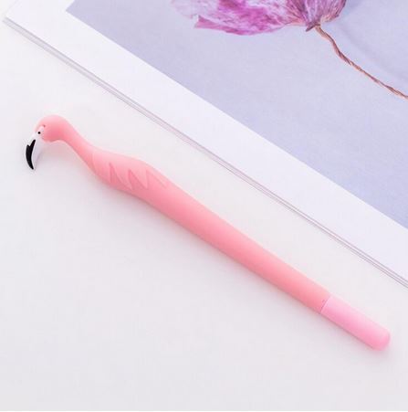 stylo flamant rose design