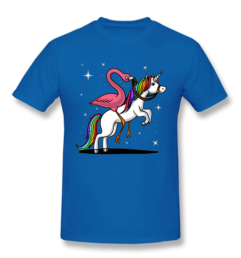 T-Shirt Flamant Rose Licorne