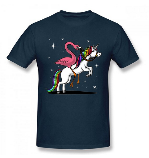 T-Shirt Flamant Rose Licorne