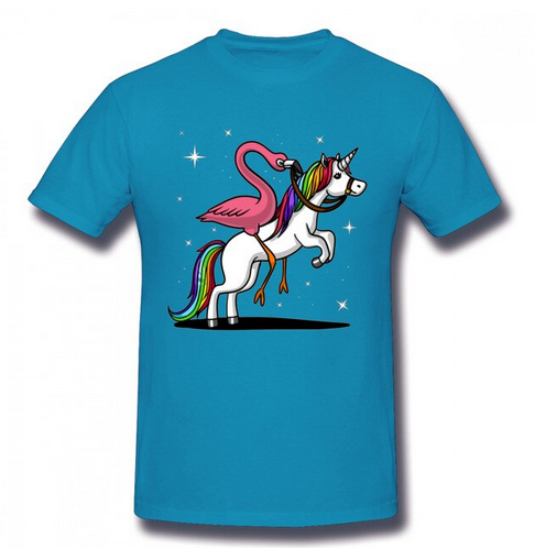 t shirt homme flamant rose humour