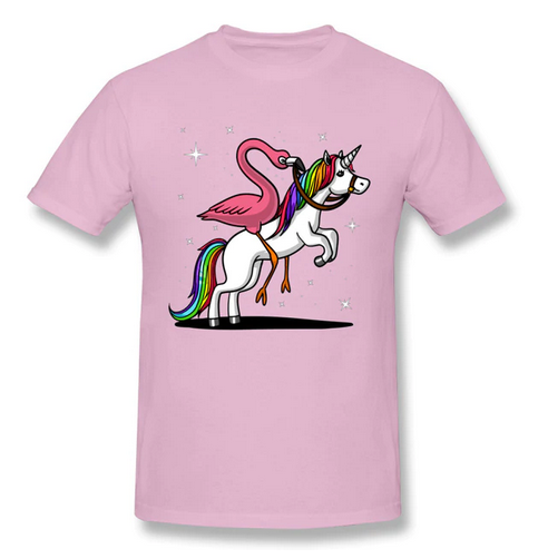 tee shirt rose flamant rose