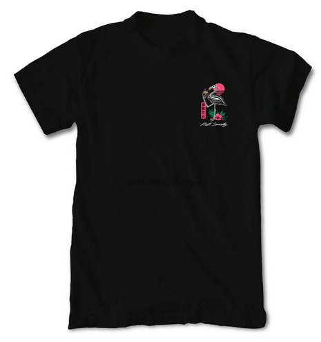 t shirt flamant rose homme