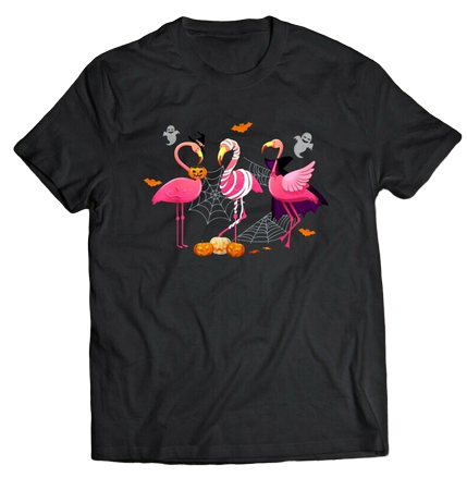 T shirt avec flamant rose