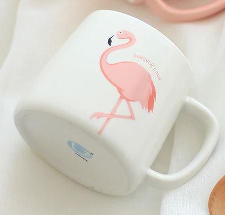 Tasse Flamant Rose qui danse