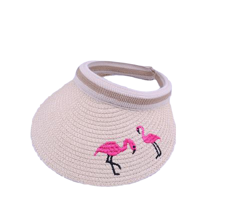 visière chic flamant rose pour femme